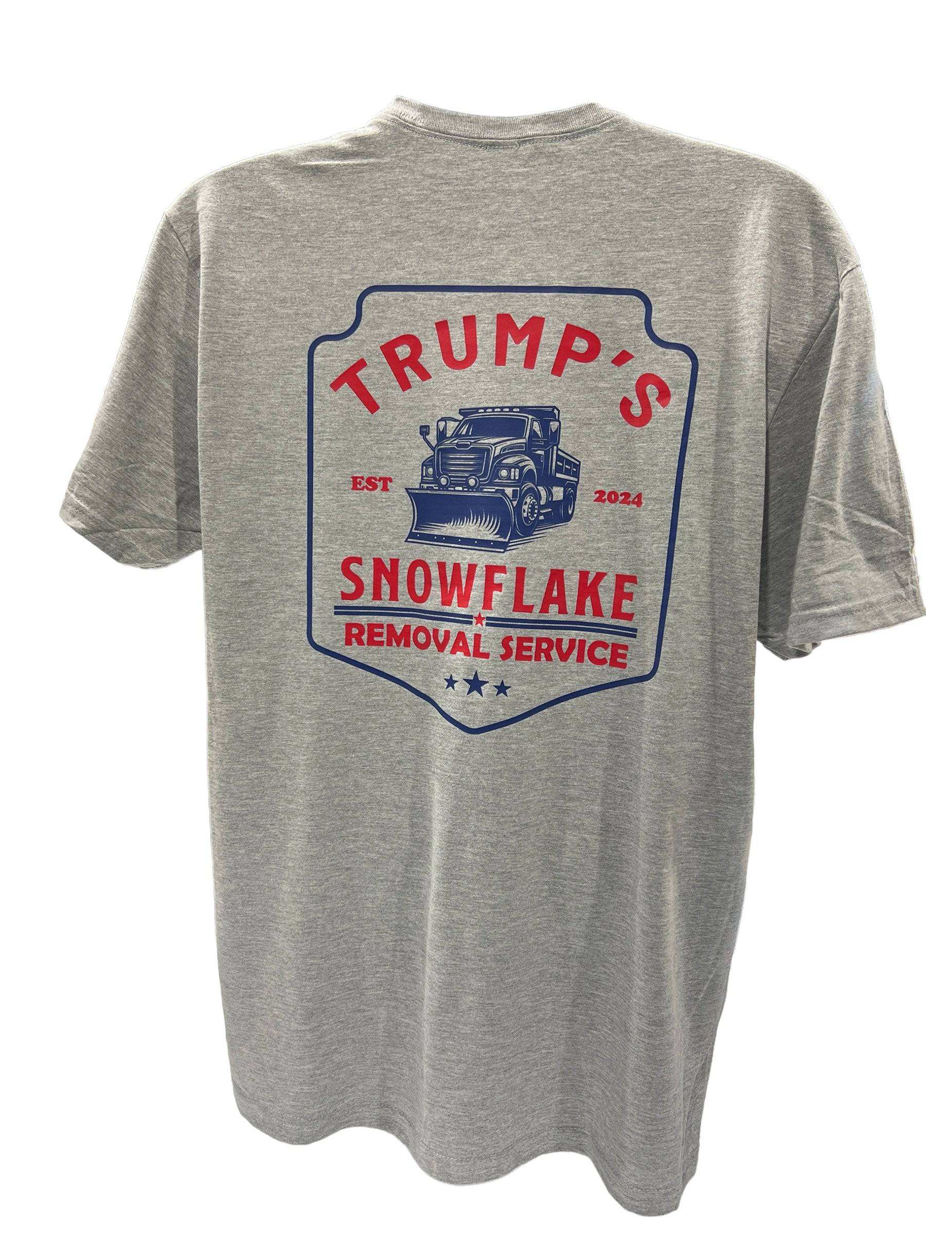 Trump Snowflake Removal Service 2024 Shirt DryBlend Unisex Genx TShirt Funny Shirt - F5 Custom Designs