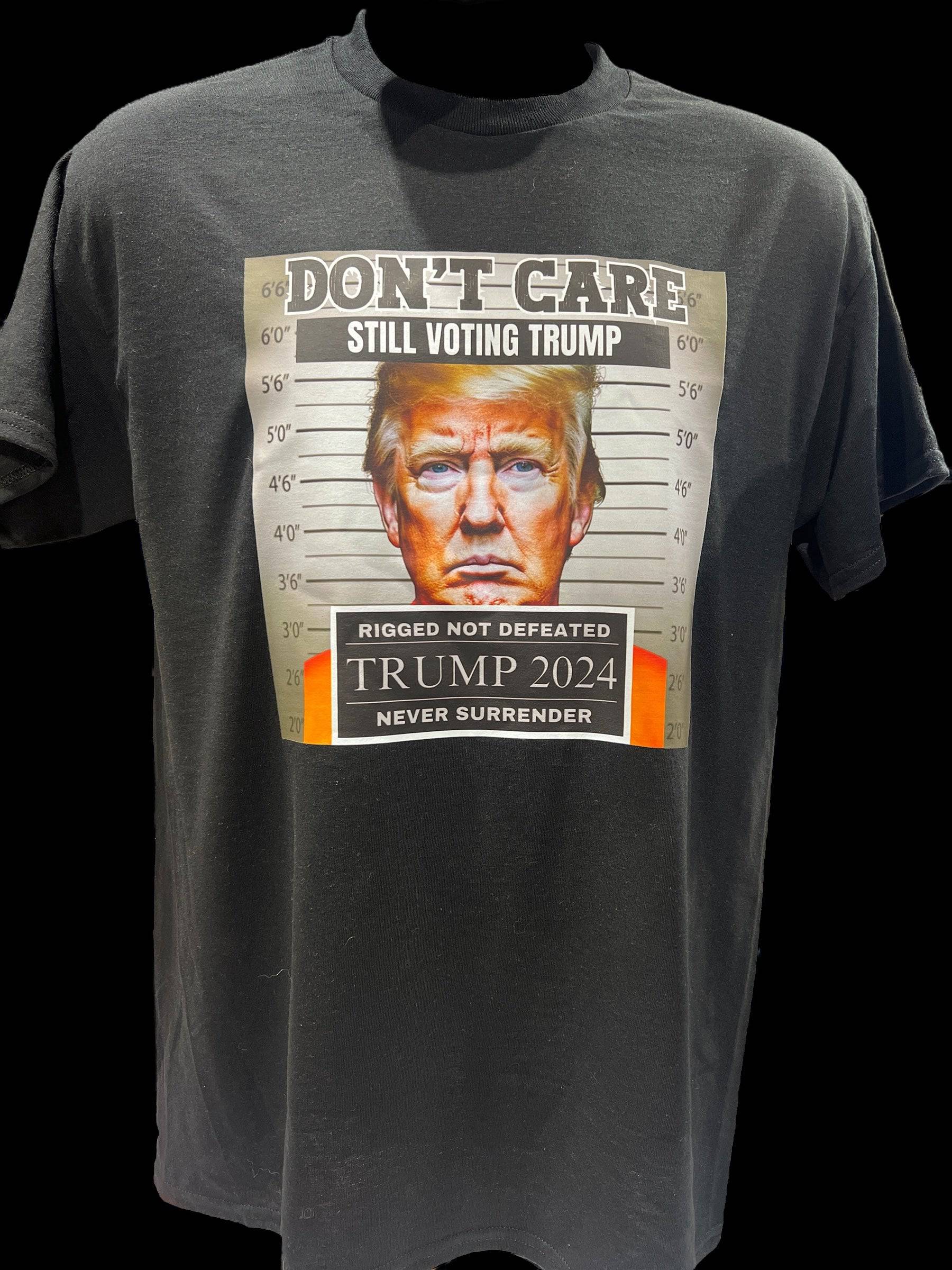 Don't Care Still Voting for Trump 2024 Felon T-Shirt - DryBlend Moisture Wicking High Quality Unisex TShirt Funny Shirt Unisex Shirt GenX Shirt - F5 Custom Designs