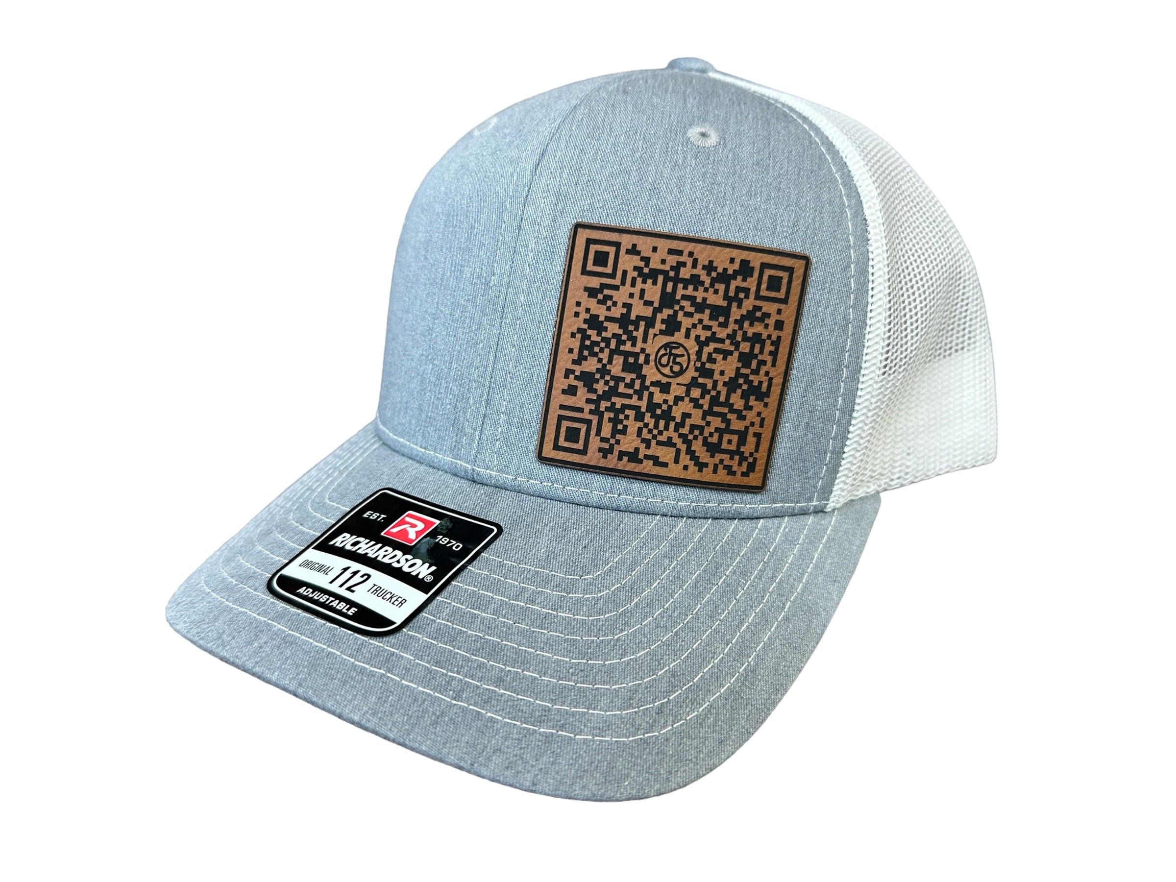QR Code FJB Hat 2024 Trucker Hat Premium Leatherette Patch on Richardson 112 Trucker Ha Funny Hat GenX Hat Adult Hat Best Selling Hat - F5 Custom Designs