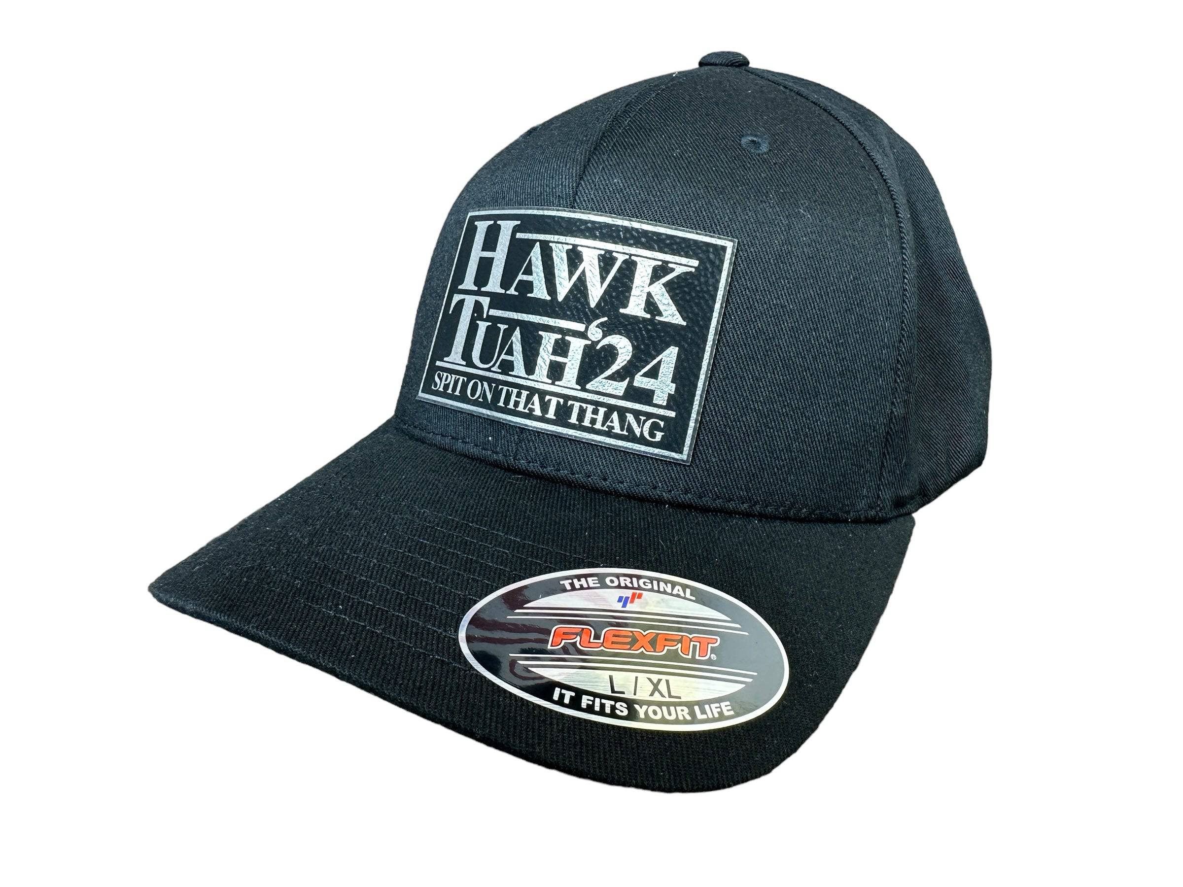 Hawk Tuah Spit on That Thang 2024 Trucker Hat Premium Leatherette Patch on Richardson 112 Trucker Hat Funny Hat GenX Hat Adult Hat Best Selling Hat - F5 Custom Designs