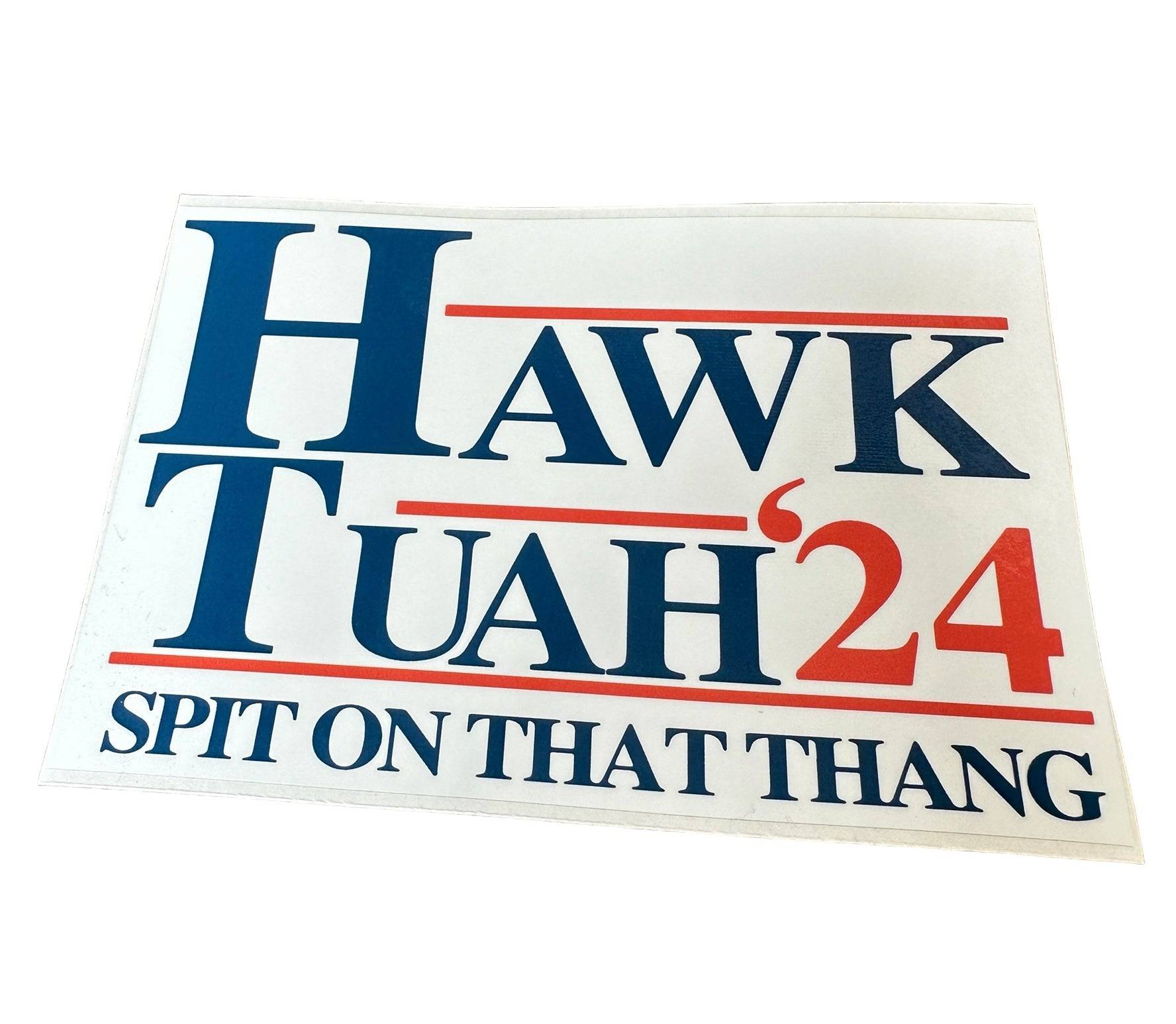 Hawk Tuah Spit on That Thang Sticker Funny Decal, Adult Humor Premium Quality Decal Best Selling Stickers - F5 Custom Designs