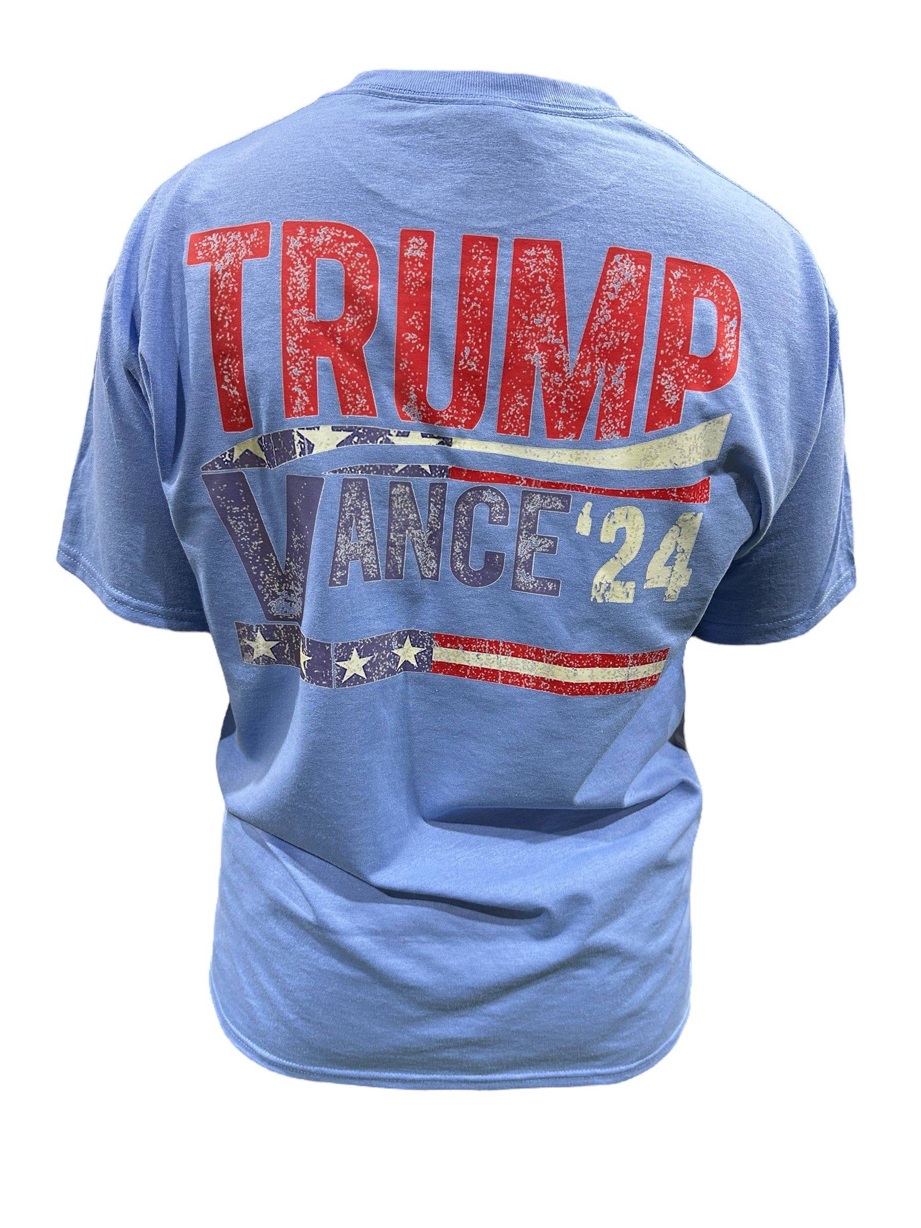 Trump Vance Vintage 2024 T-Shirt - DryBlend Moisture Wicking High Quality TShirt Funny Shirt Unisex shirt GenX Shirt - F5 Custom Designs