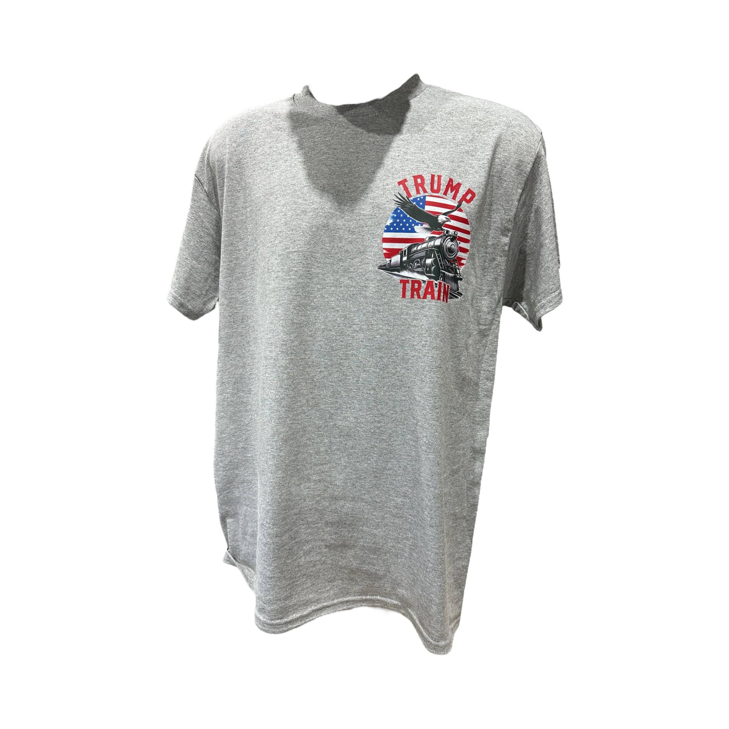 Trump Train 2024 T-Shirt - DryBlend Moisture Wicking High Quality TShirt Funny Shirt Unisex shirt GenX Shirt - F5 Custom Designs