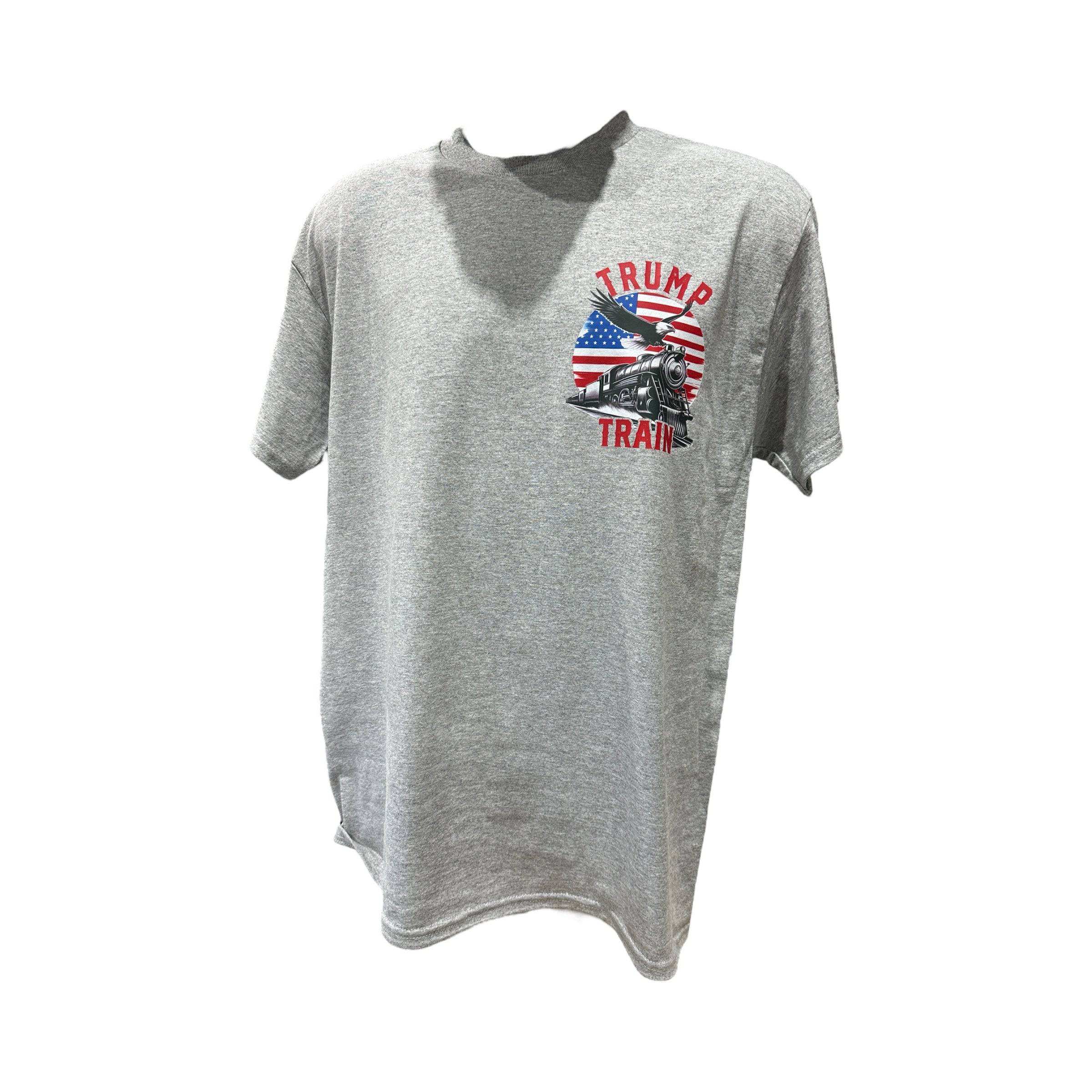 Trump Train 2024 T-Shirt - DryBlend Moisture Wicking High Quality TShirt Funny Shirt Unisex shirt GenX Shirt - F5 Custom Designs