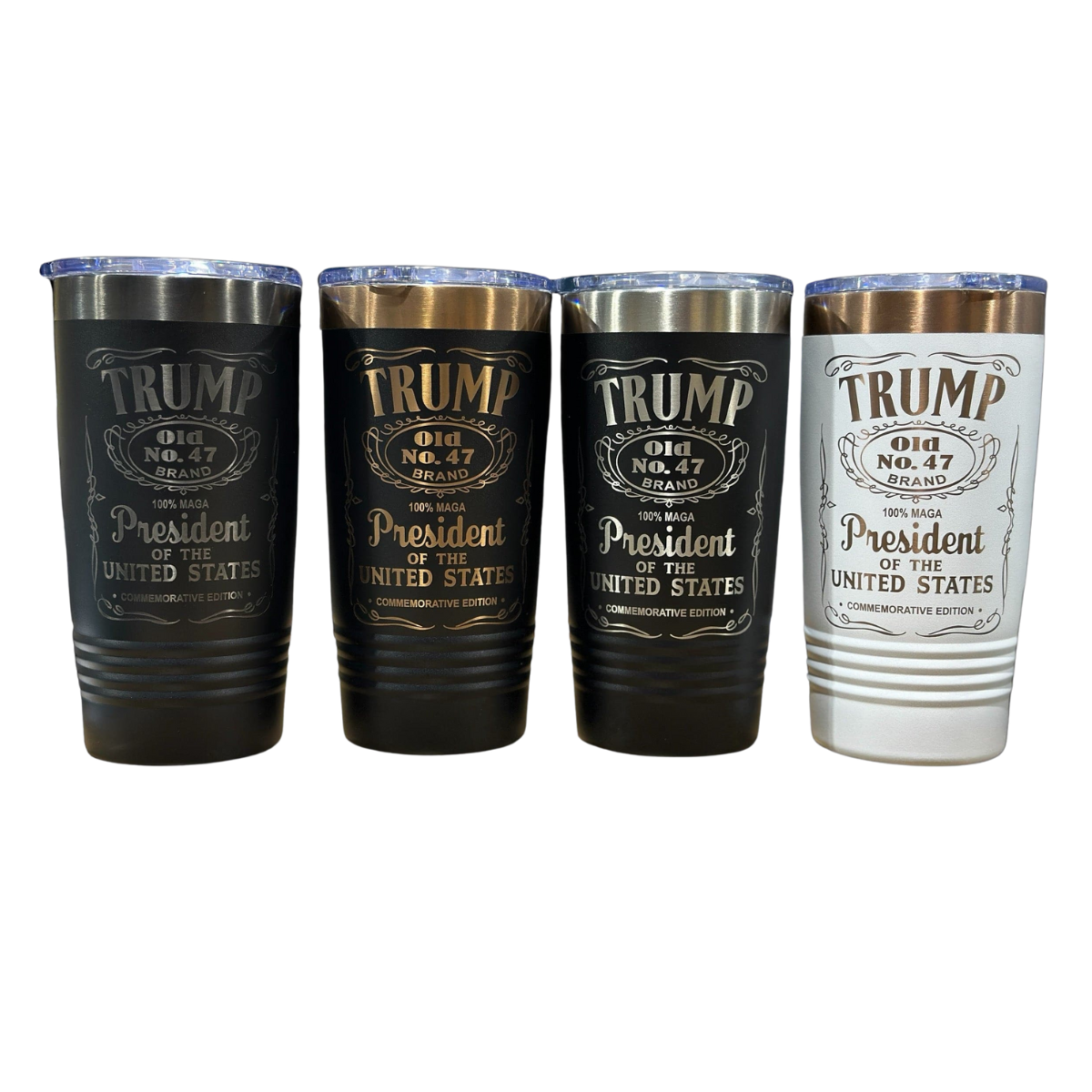 Trump 47 Tumbler POTUS Commemorative 20 oz Stainless Tumbler Collectors Piece - F5 Custom Designs