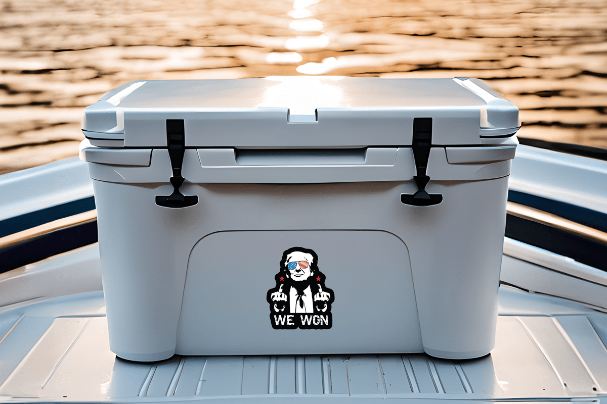 Trump We Won Stickers Car Decals - F5 Custom Designs