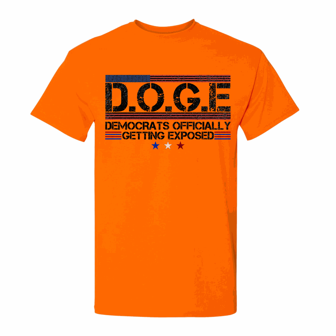 Doge Shirt – Democrats Officially Getting Exposed Cotton Poly Dry Blend DOGE T-Shirt Great MAGA GIft Genx Unisex