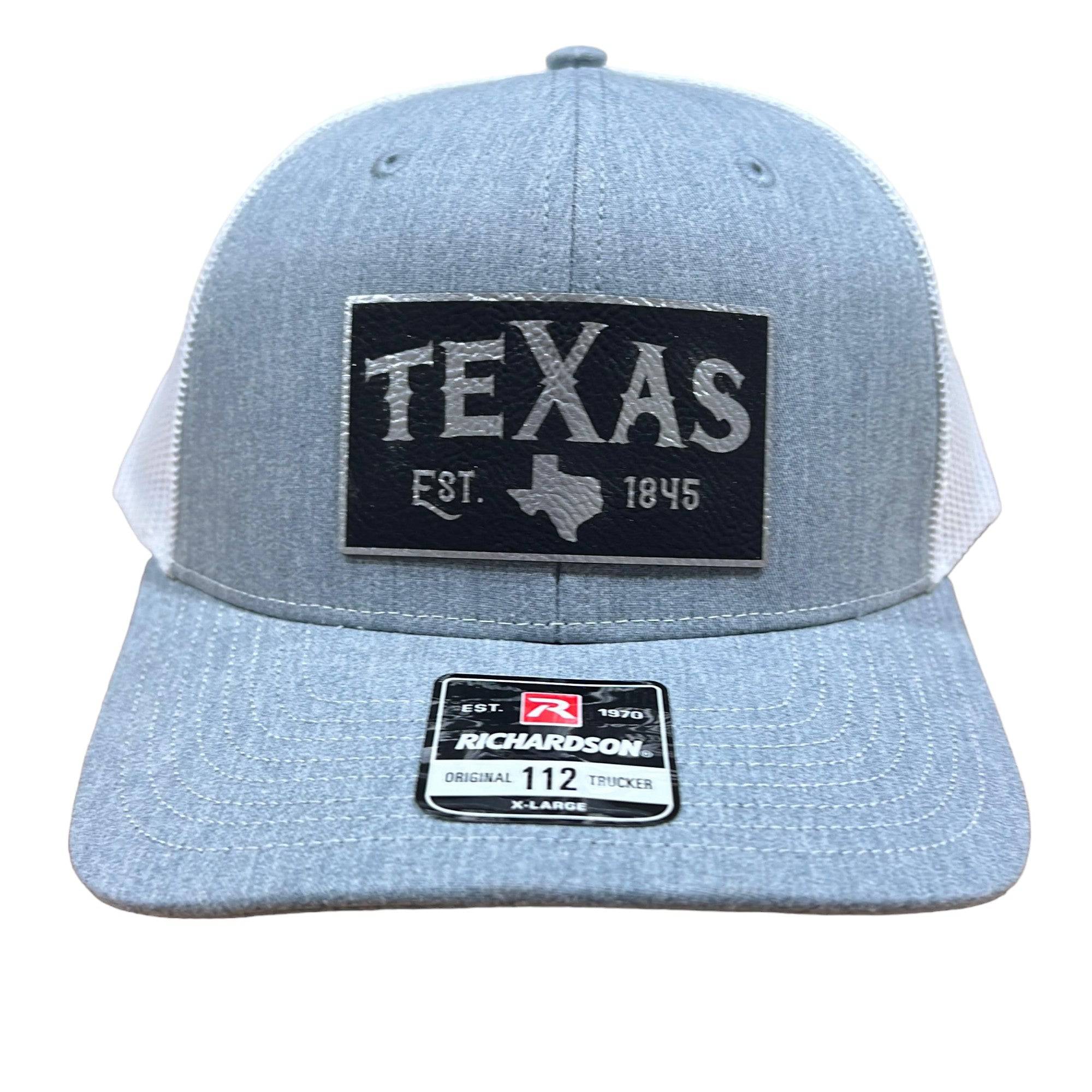 Custom Texas Patch Hat on Richardson 112 Trucker Hat - F5 Custom Designs