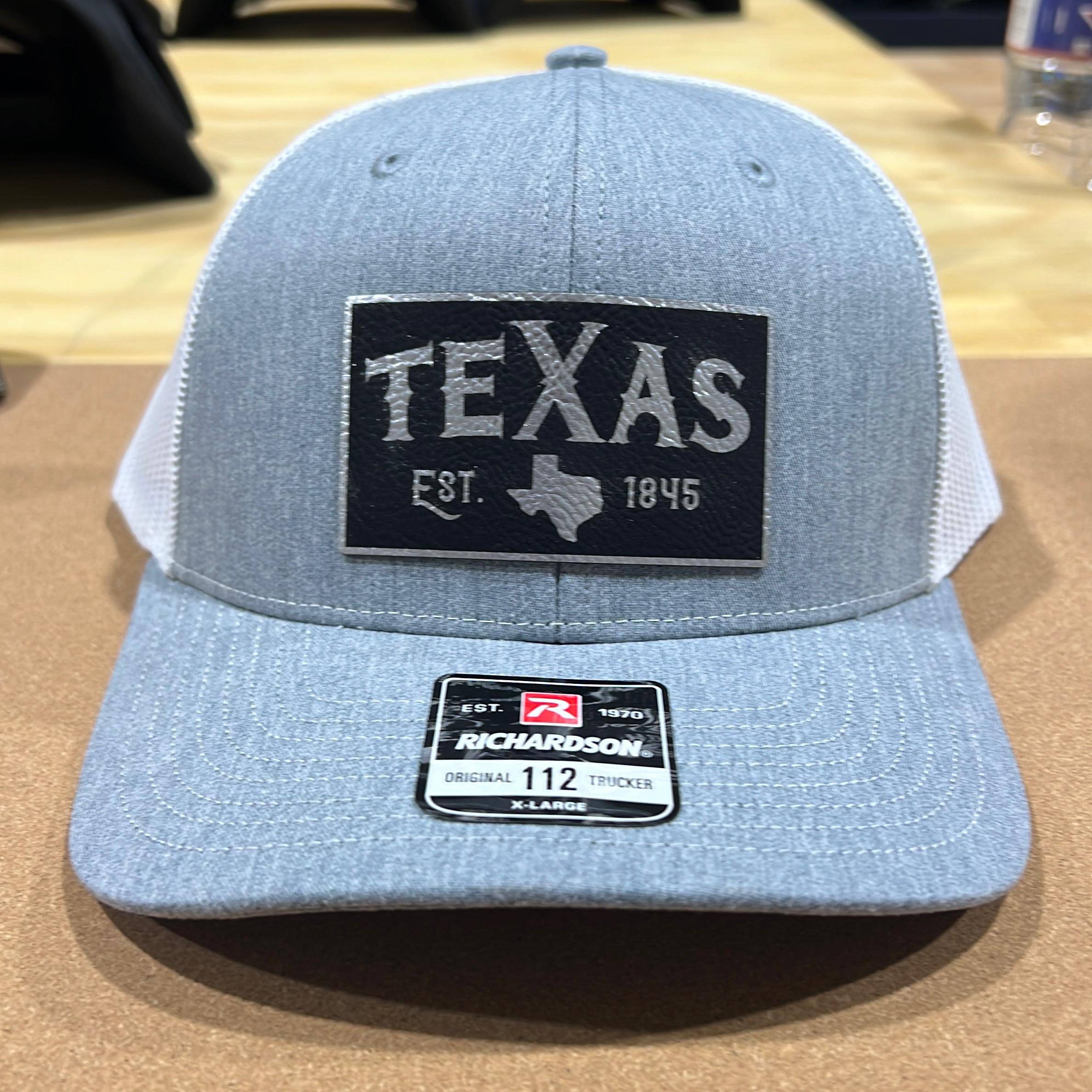 Custom Texas Patch Hat on Richardson 112 Trucker Hat - F5 Custom Designs