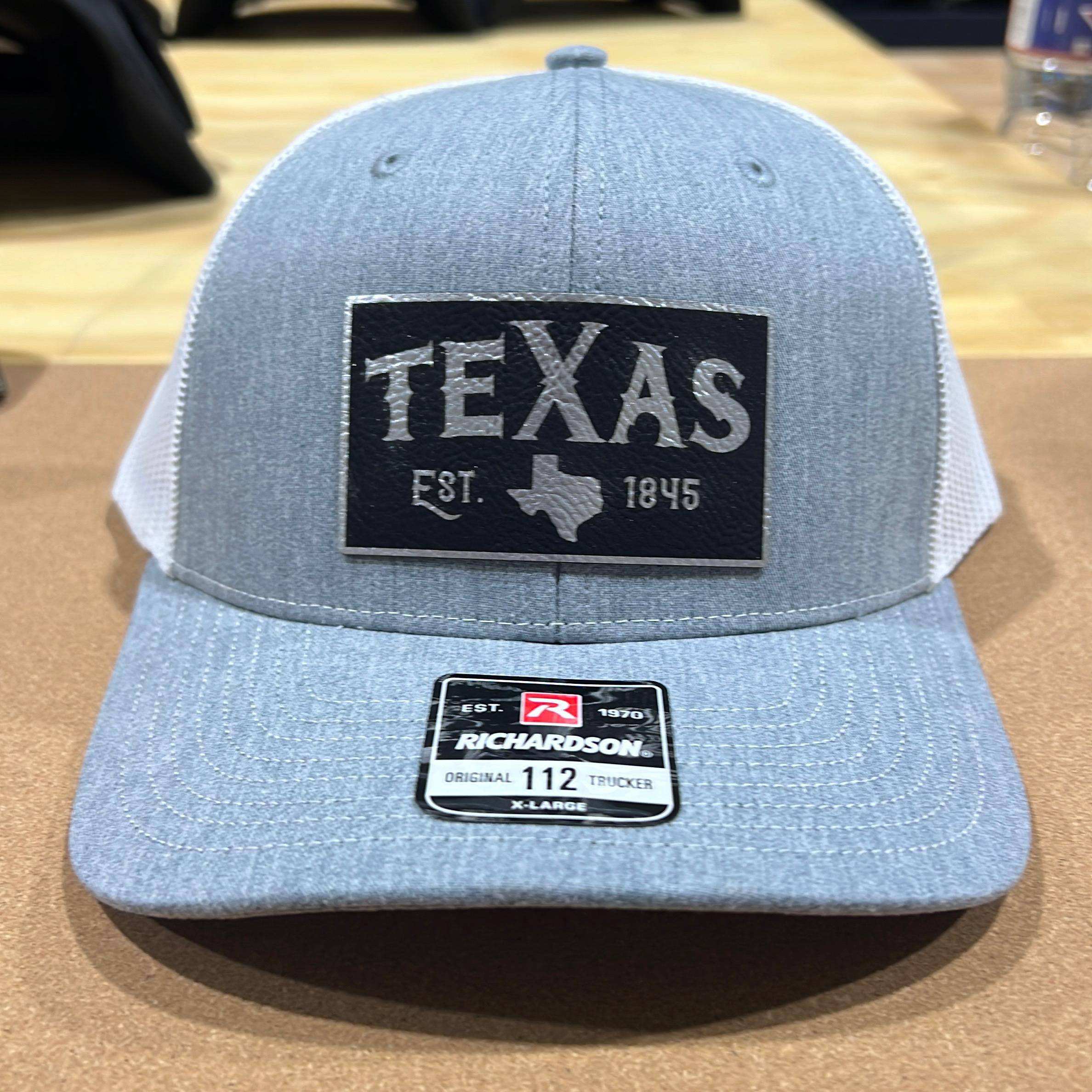 Custom Texas Patch Hat on Richardson 112 Trucker Hat - F5 Custom Designs