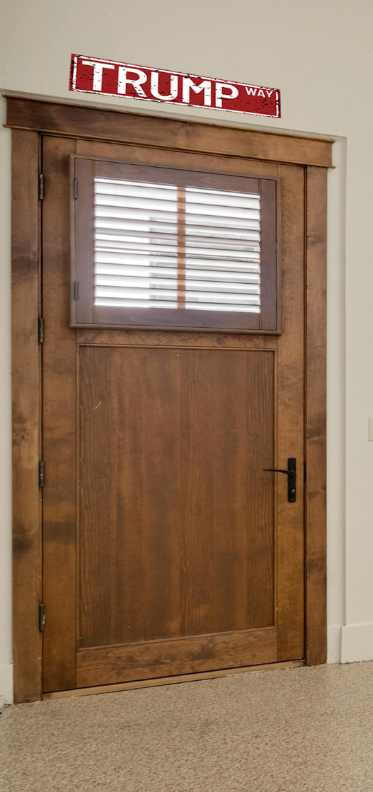 Trump street sign MAGA signage perfect for your man cave garage patriot decor GREAT Gift!