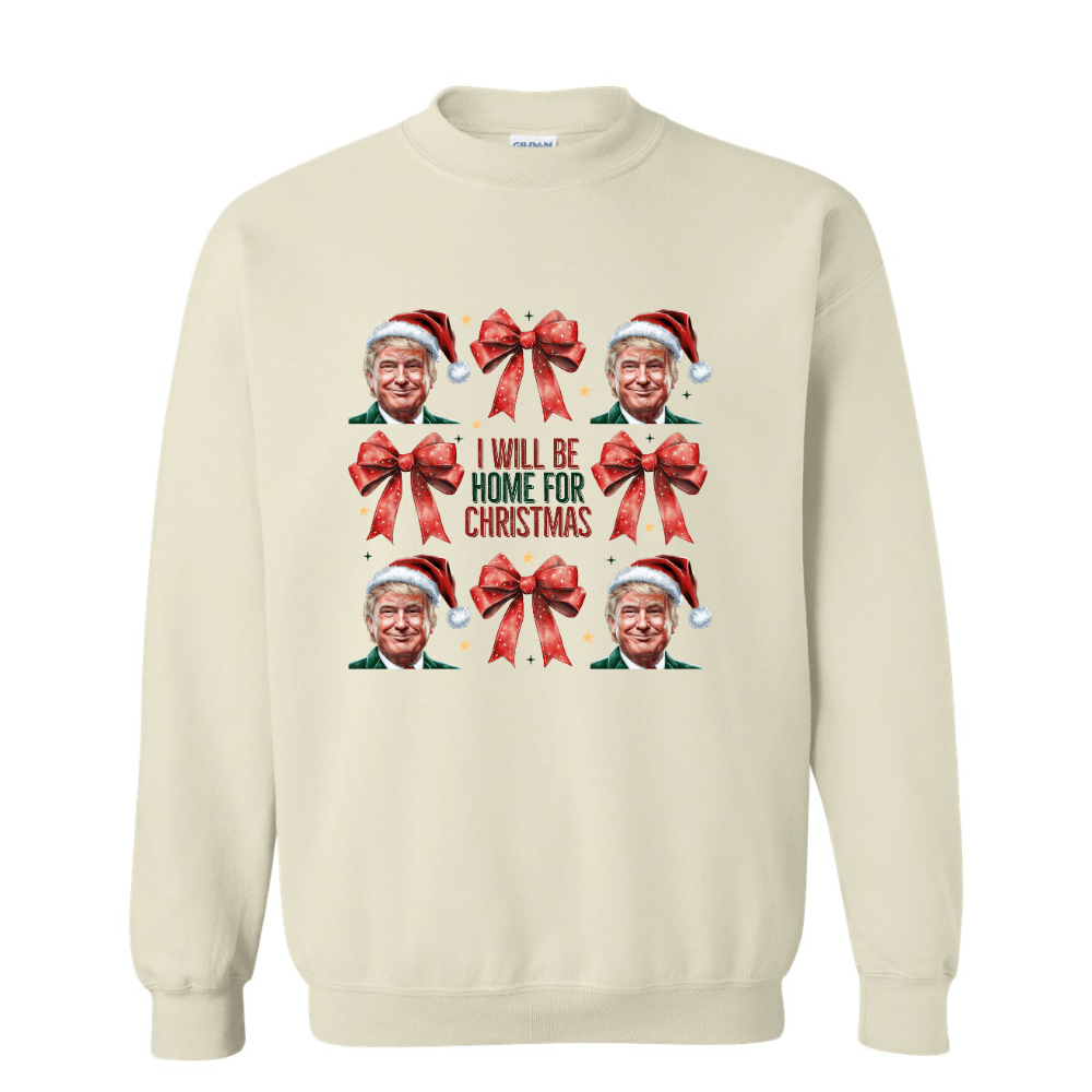 Trump Coquette Christmas Tee or Sweatshirt Dryblend Funny Unisex President Elect Winter Gear - F5 Custom Designs