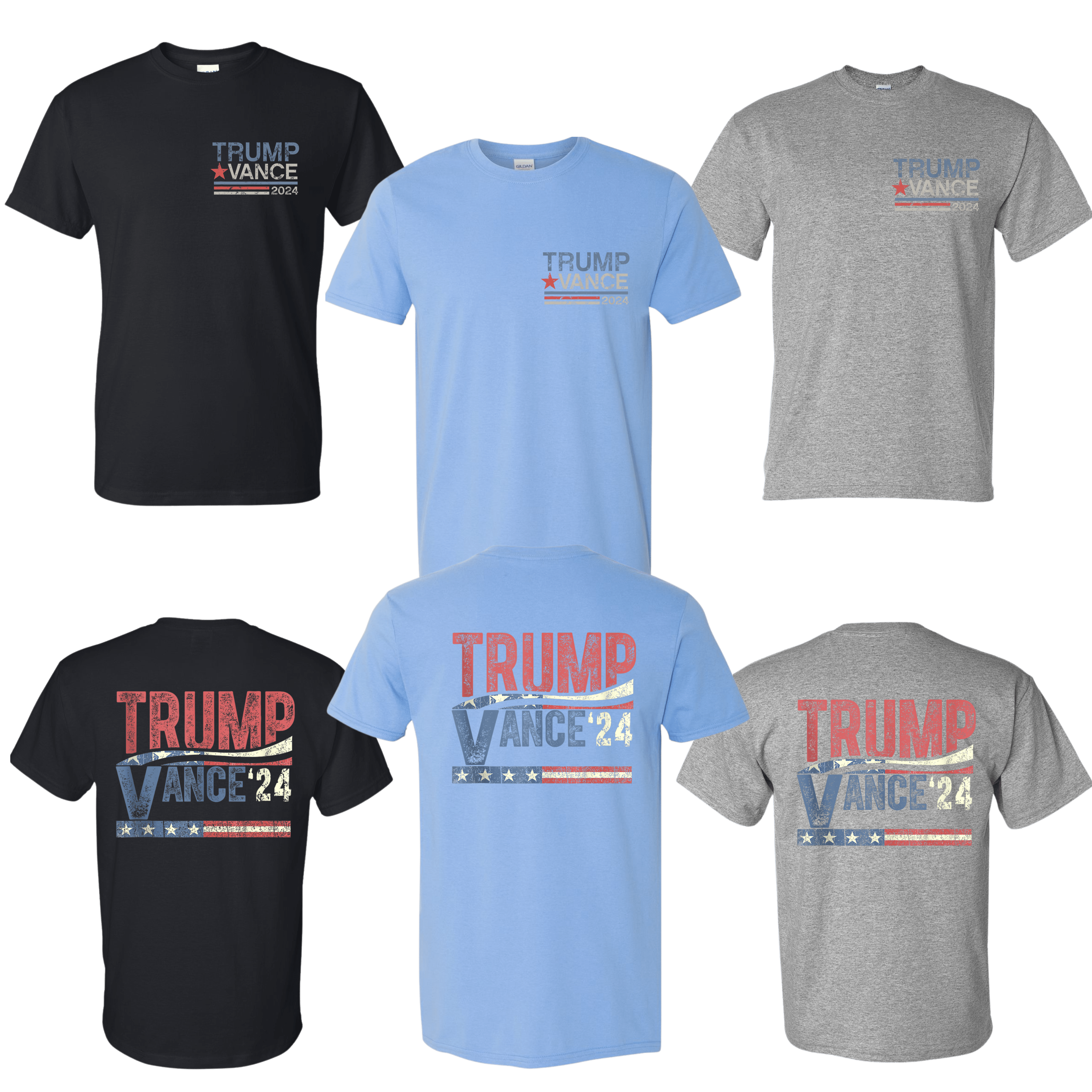 Trump Vance Vintage 2024 T-Shirt - DryBlend Moisture Wicking High Quality TShirt Funny Shirt Unisex shirt GenX Shirt - F5 Custom Designs