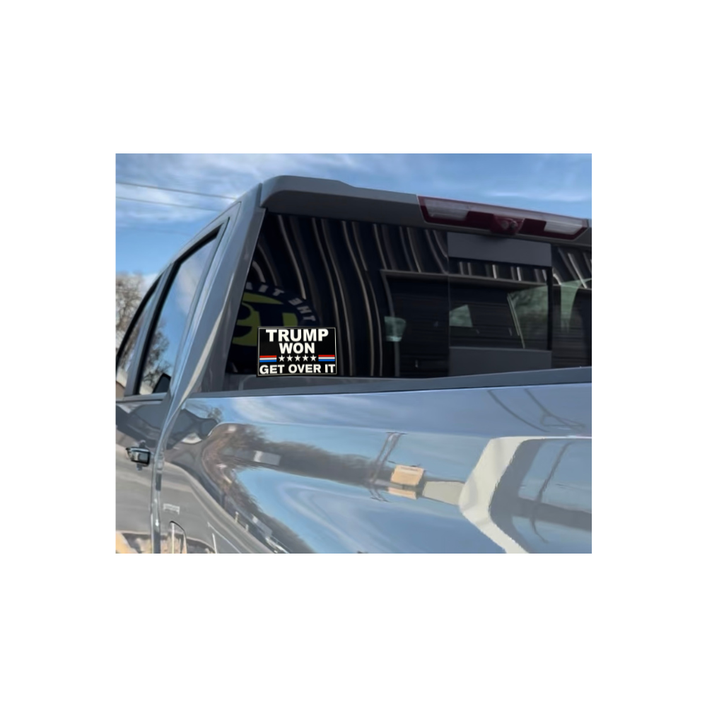 We Won Sticker – Weatherproof Decal for Coolers Bumper Sticker GenX