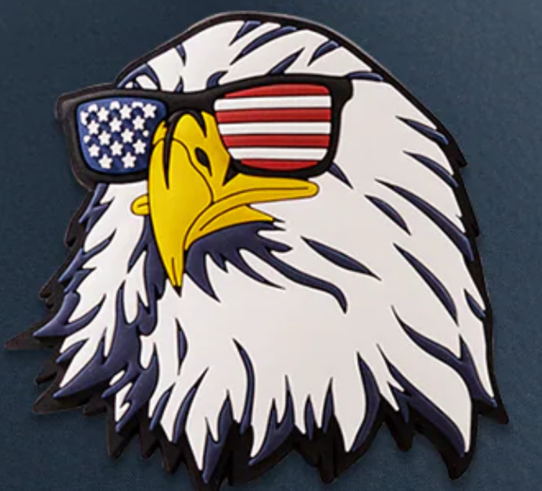 Wholesale UV printed leatherette patches for hats and bags customization