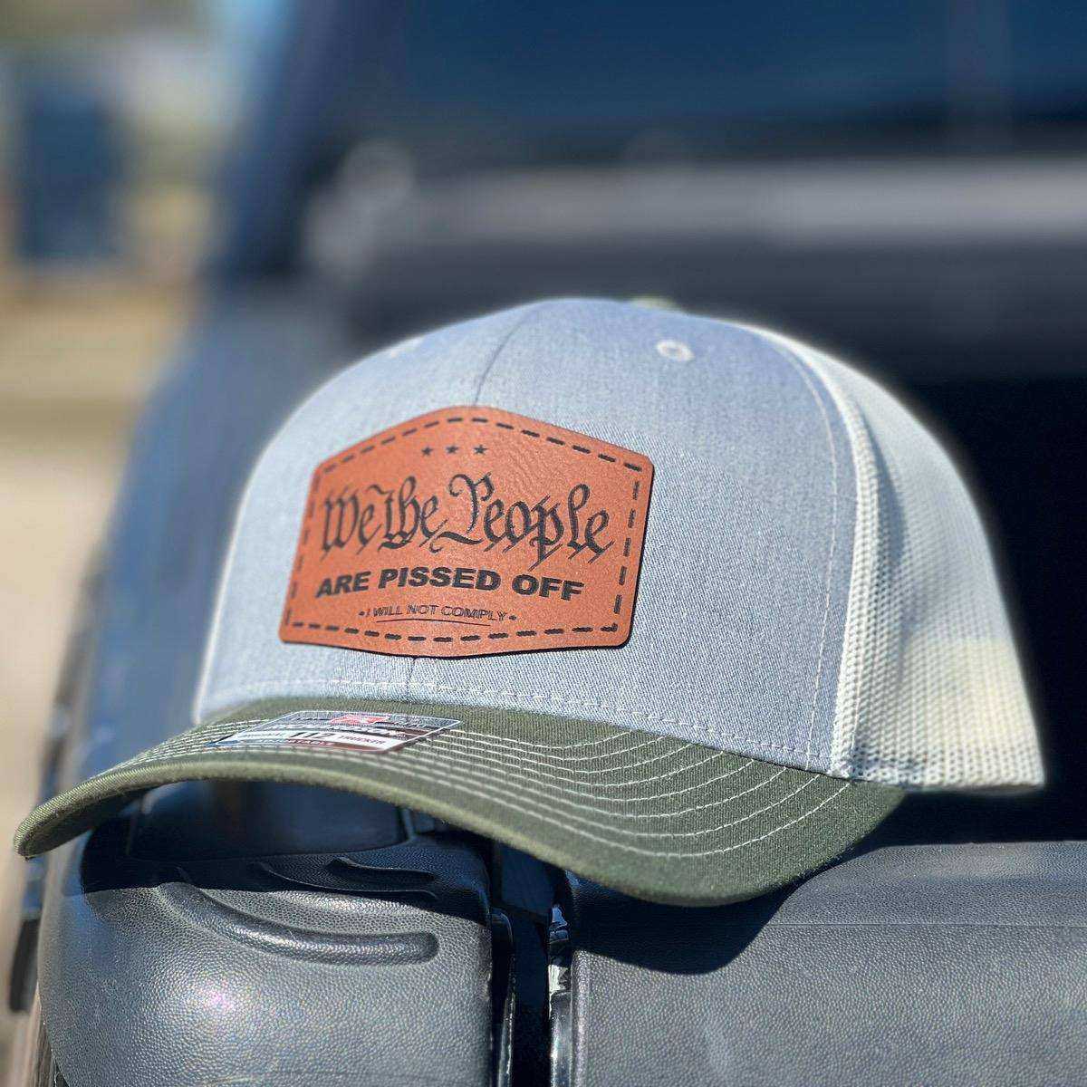 We The People Hat, Richardson 112 Trucker Hat, Custom hat Baseball Cap Summer Spring Winter - F5 Custom Designs
