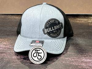 BS Patch Hat with Premium Leatherette on a Richardson 112 SnapBack Custom Patch Hat - F5 Custom Designs