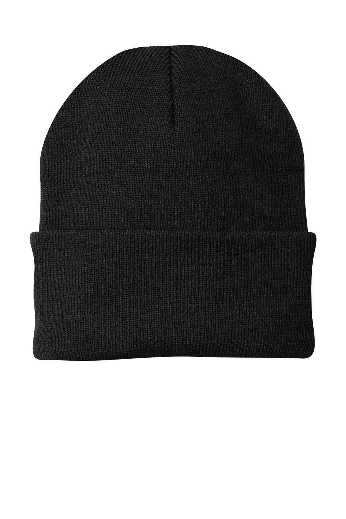 Black CP90 custom patch beanie