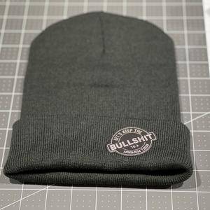 Custom Beanie with Leatherette Patch 100% Acrylic Beanie - F5 Custom Designs