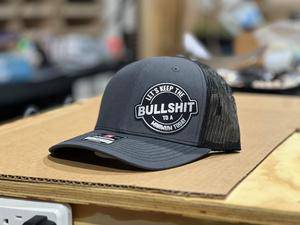 BS Patch Hat with Premium Leatherette on a Richardson 112 SnapBack Custom Patch Hat - F5 Custom Designs