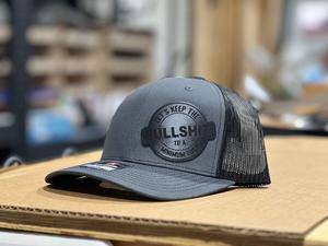 BS Patch Hat with Premium Leatherette on a Richardson 112 SnapBack Custom Patch Hat - F5 Custom Designs