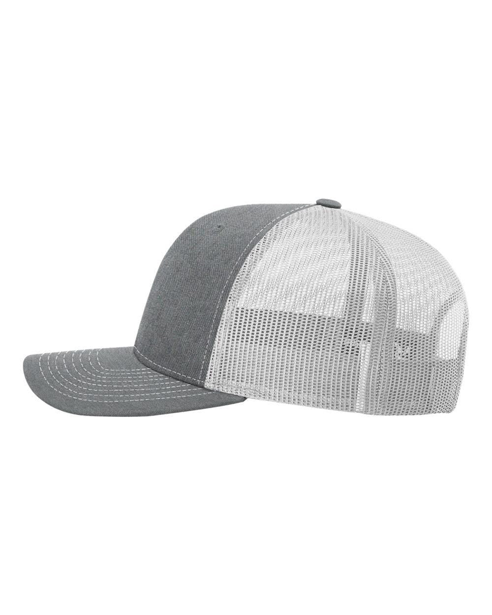 Custom Leather Patch Trucker Hat, Personalized Dad Gift, Outdoors Style