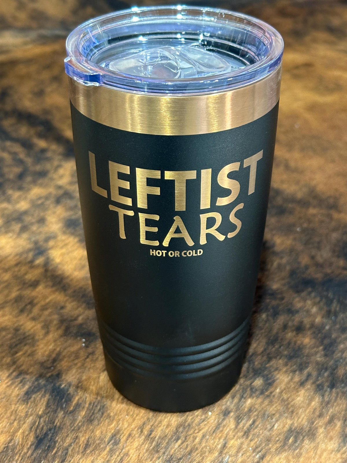 Leftist Tears Laser Engraved Tumbler - 20oz Funny Drinkware