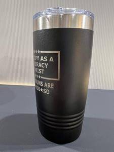 Conspiracy Theorist 20 oz Tumbler Engraved Drinkware Water Bottles Flasks Mug - F5 Custom Designs