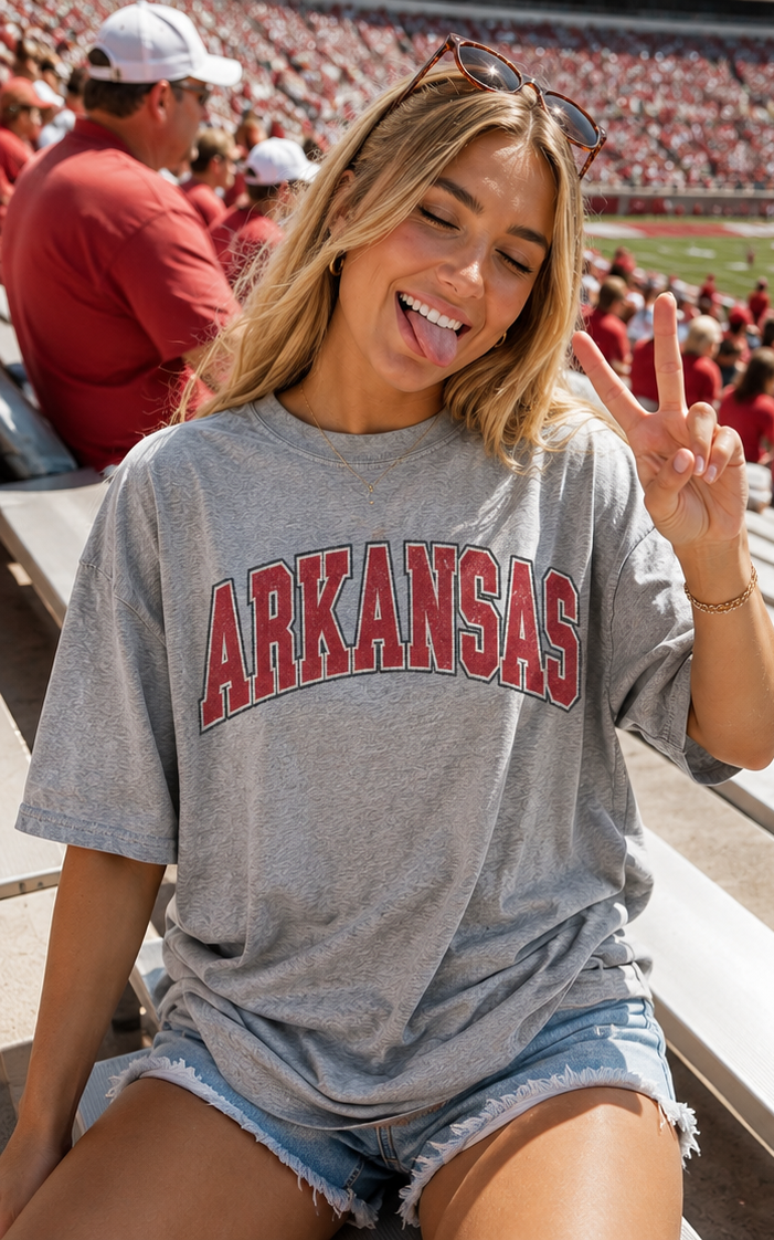 Vintage Varsity Team T-Shirt – Retro College Style Game Day Tee