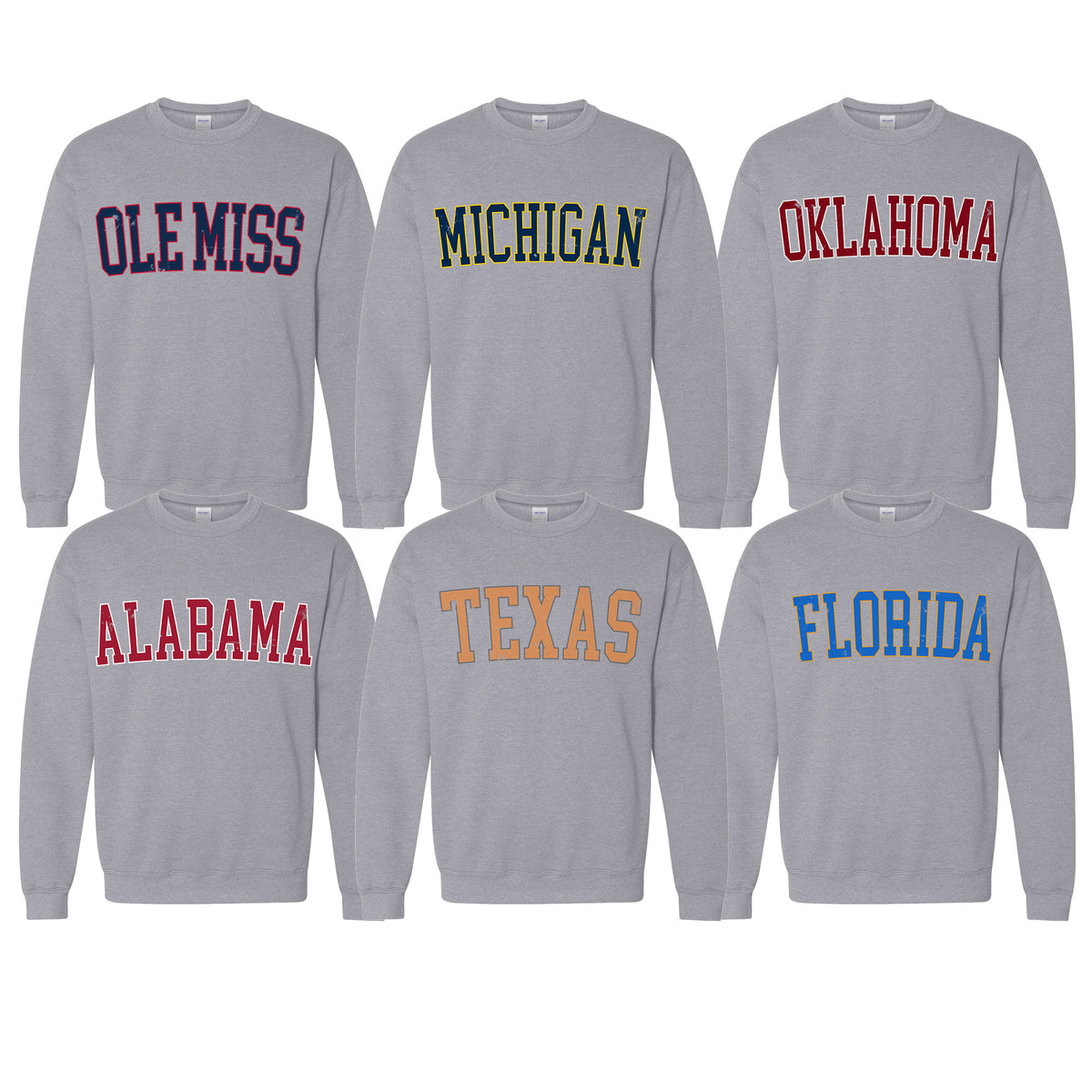 Vintage Varsity Team Sweatshirt – Retro College Style Crewneck