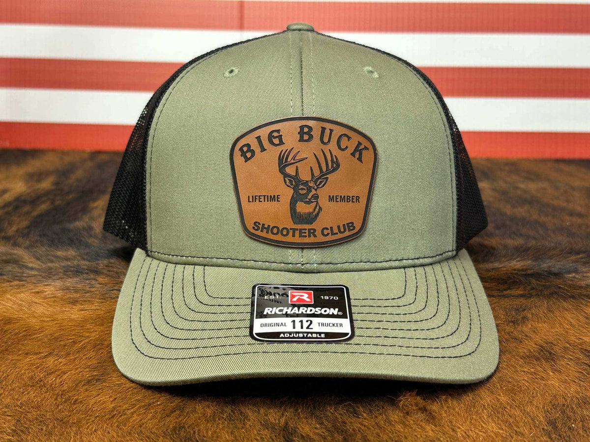 Big Buck Shooter Club Hat Classic Design Richardson 112 Snapback Trucker Funny Hunting Hat - product image 2