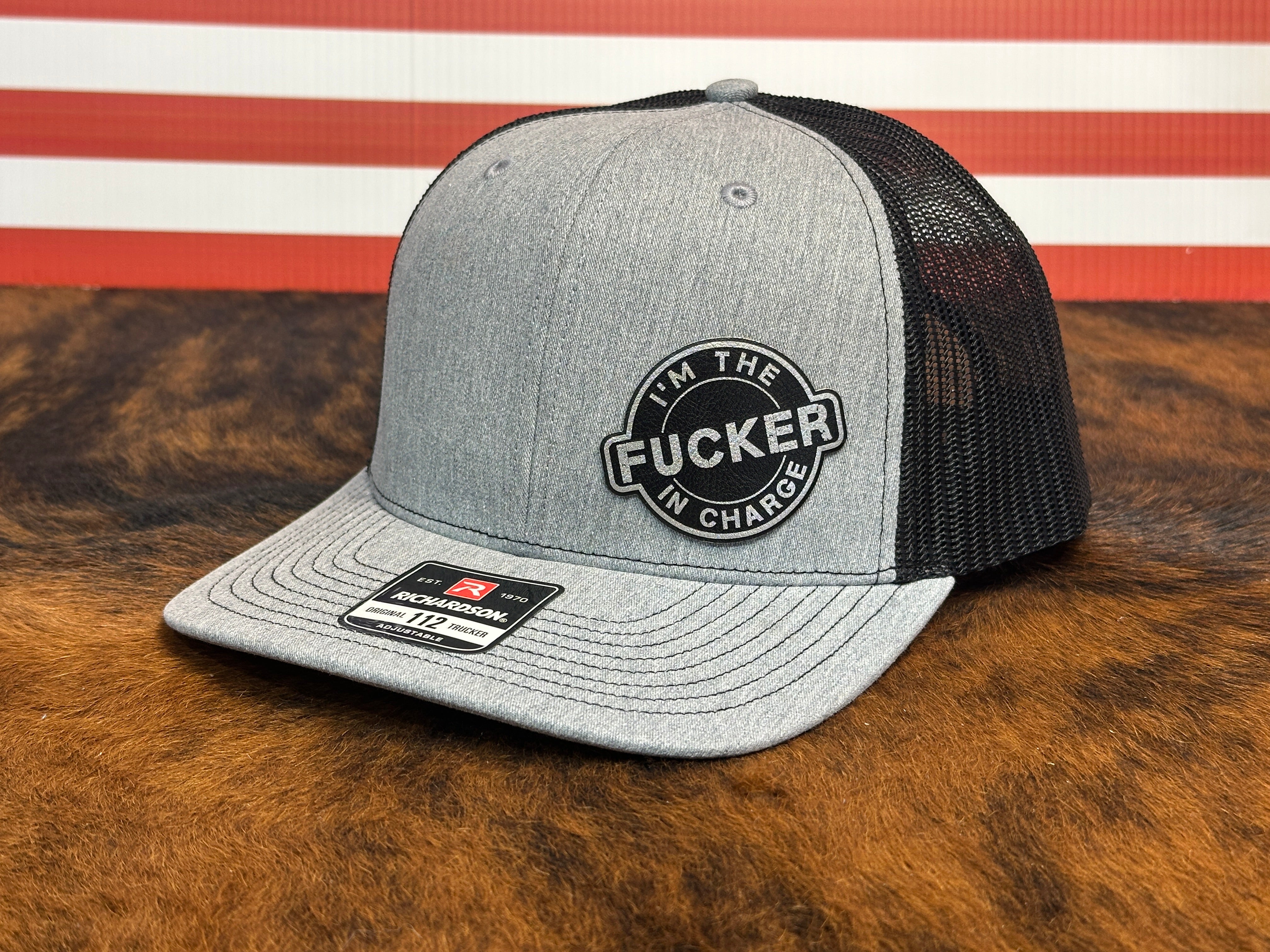I'm ther Fer in Charge 112 Snapback Trucker Hat Funny Hat for Men