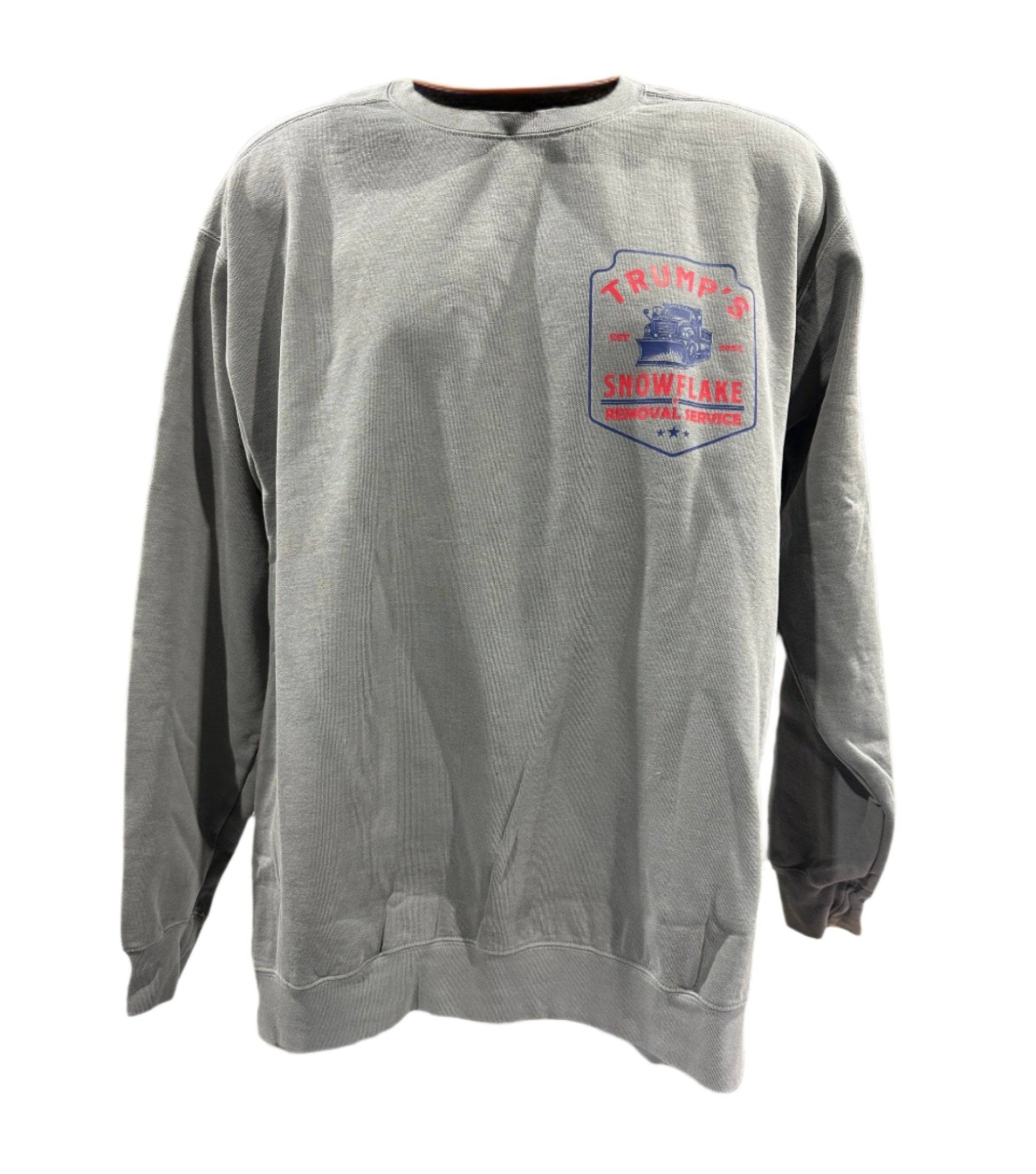 Trump Snowflake Removal Service 2024 Sweatshirt - High Quality Sweatshirt Funny Unisex Sweatshirt  Cotton - F5 Custom Designs