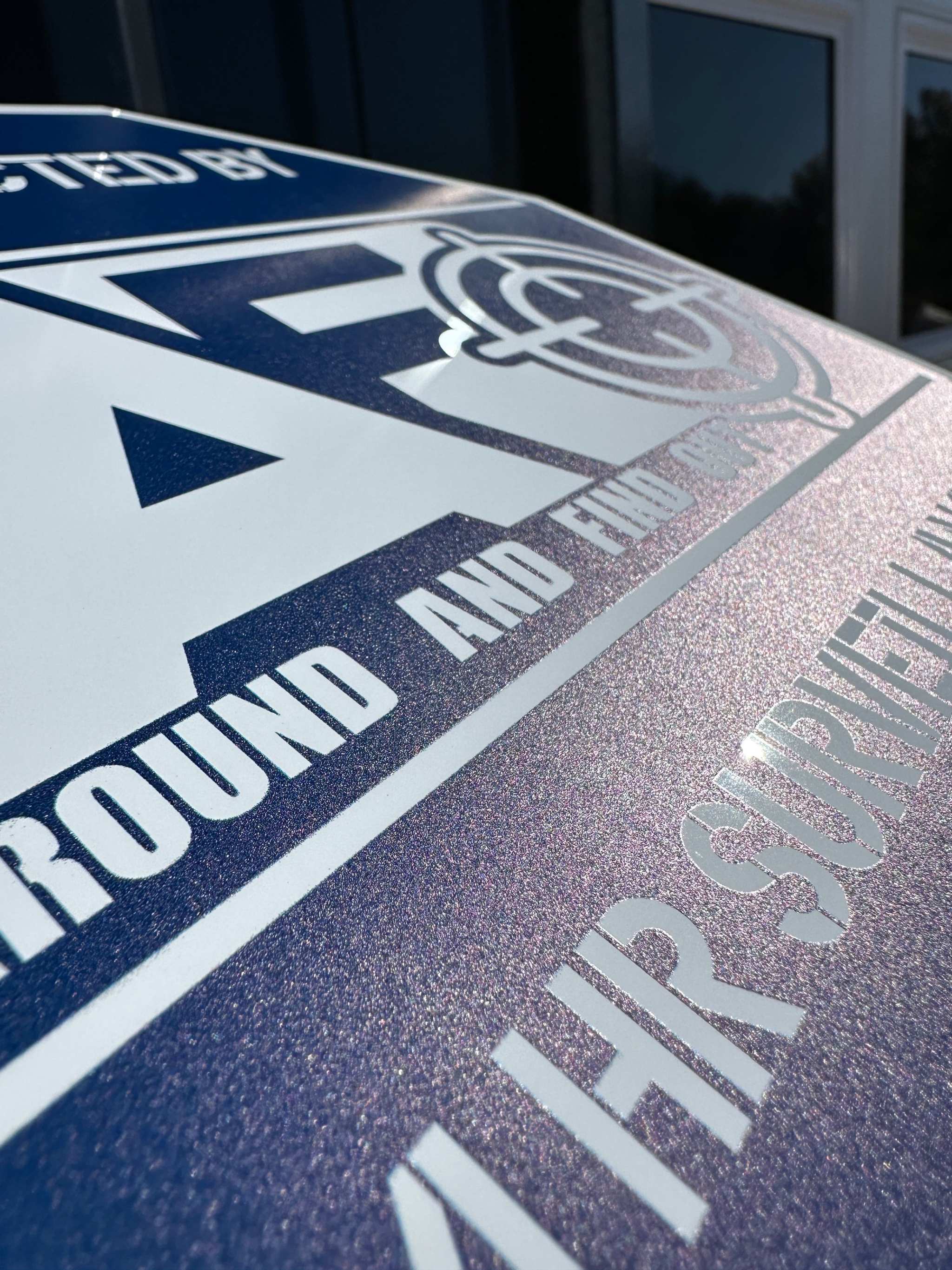 FAFO Security Sign - F Around and Find Out Sign with Stake | Protected by Fuck Around - F5 Custom Designs