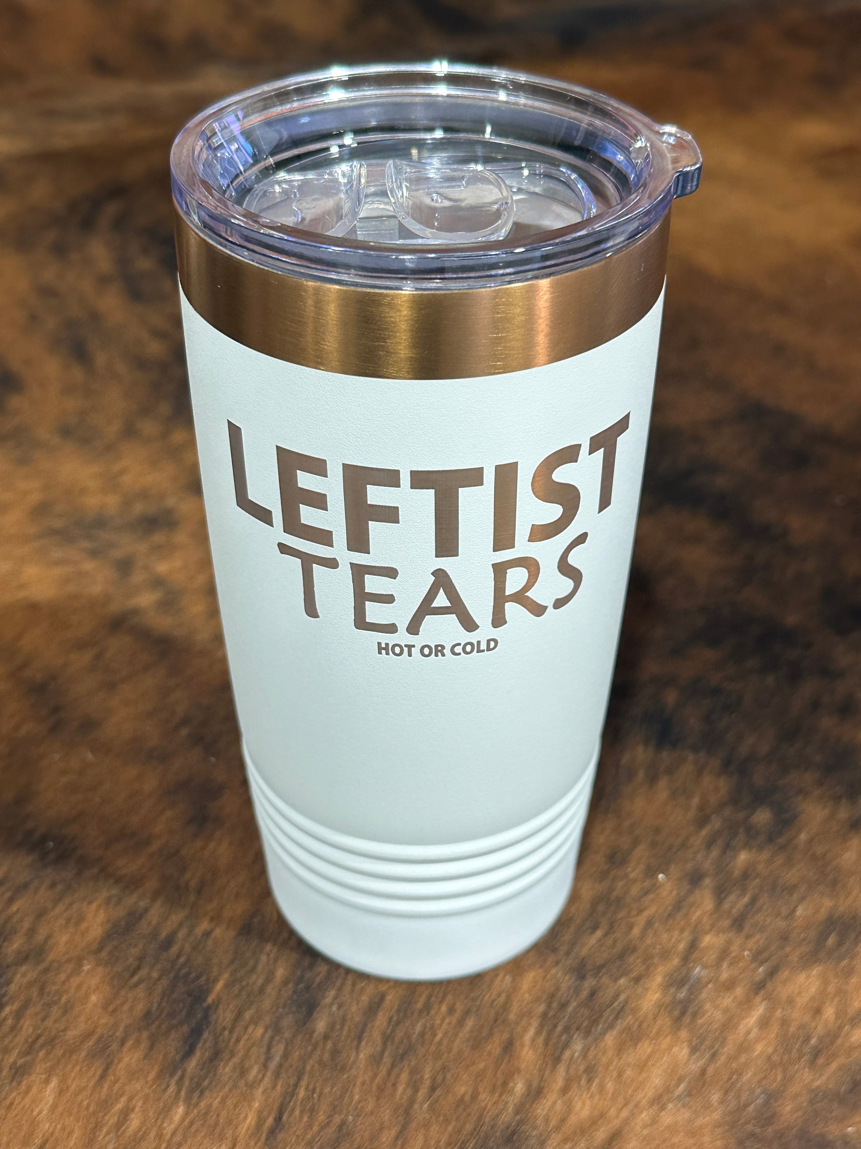 Leftist Tears 20oz Custom Tumbler Laser Engraved with Leftist Tears Drinkware Flasks Water Bottles Mug Portable