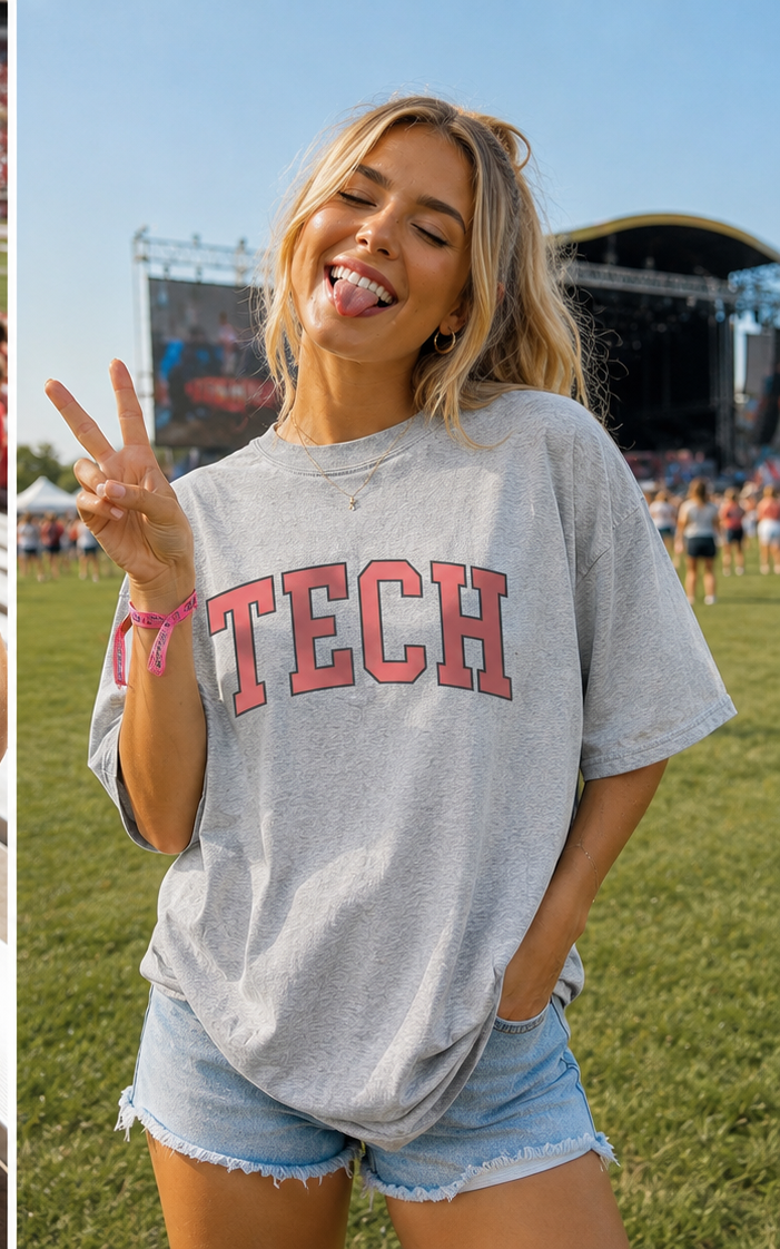 Vintage Varsity Team T-Shirt – Retro College Style Game Day Tee