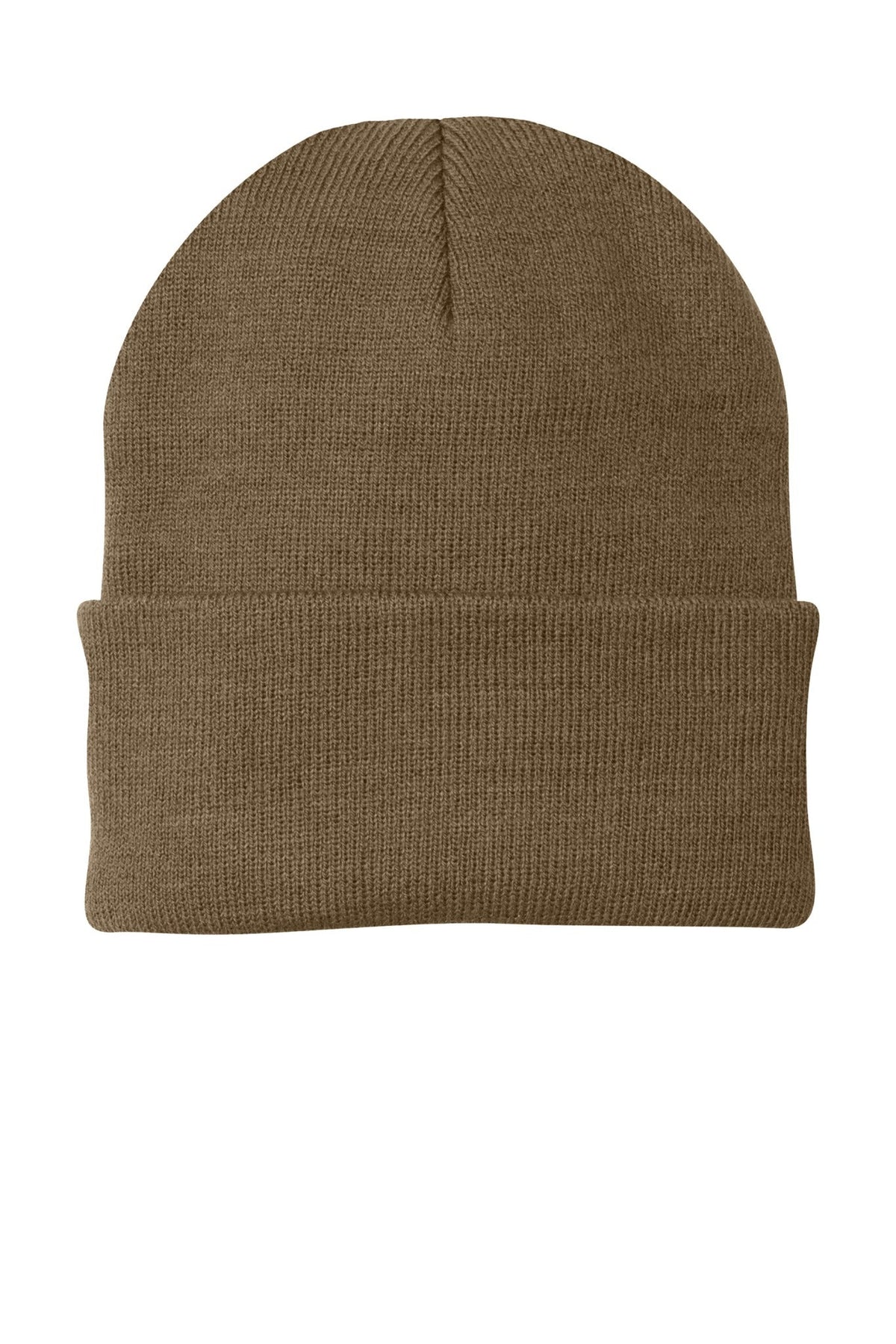 Woodland brown CP90 custom patch beanie