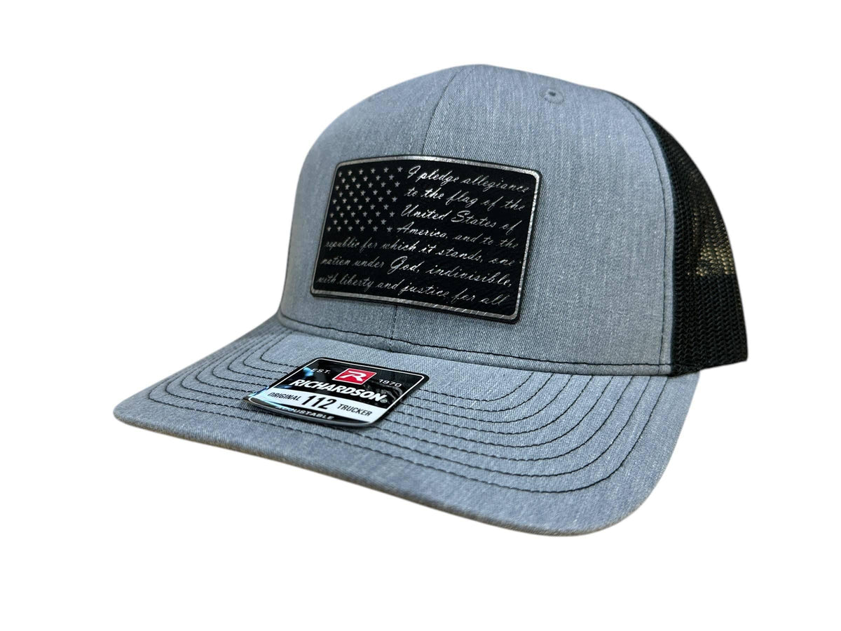Pledge of Allegiance American Flag Richardson 112 Trucker Hat