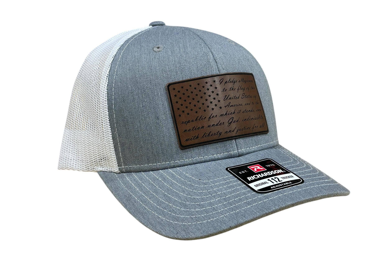 Pledge of Allegiance American Flag Richardson 112 Trucker Hat