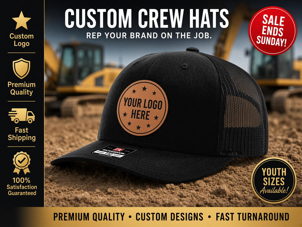 Custom Construction Company Richardson 112 Logo Hat