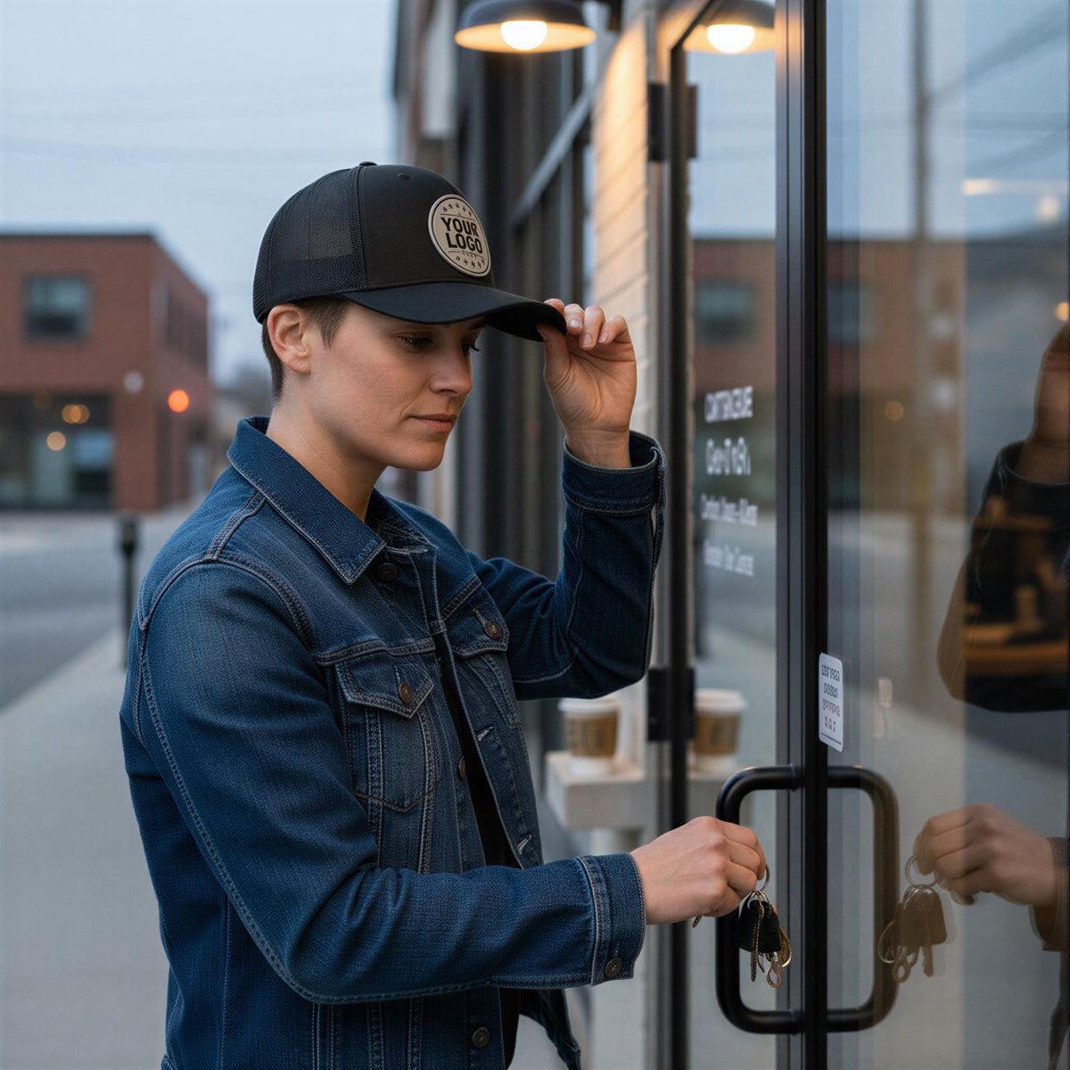 Custom Patch Hats, Richardson 112 Snapback | Leatherette Badge | Business Branding, Team Merch